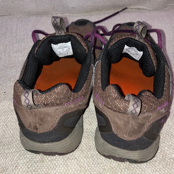 Merrell size 9 wm’s leather vibram air cushion hiking boot /  Shoes - Picture 3 of 16